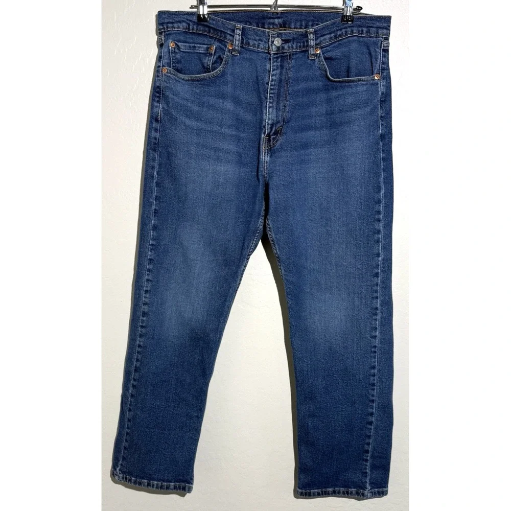 Levi 505 Size‎ 36x30 Mens Regular Fit Straight Leg Blue Jeans